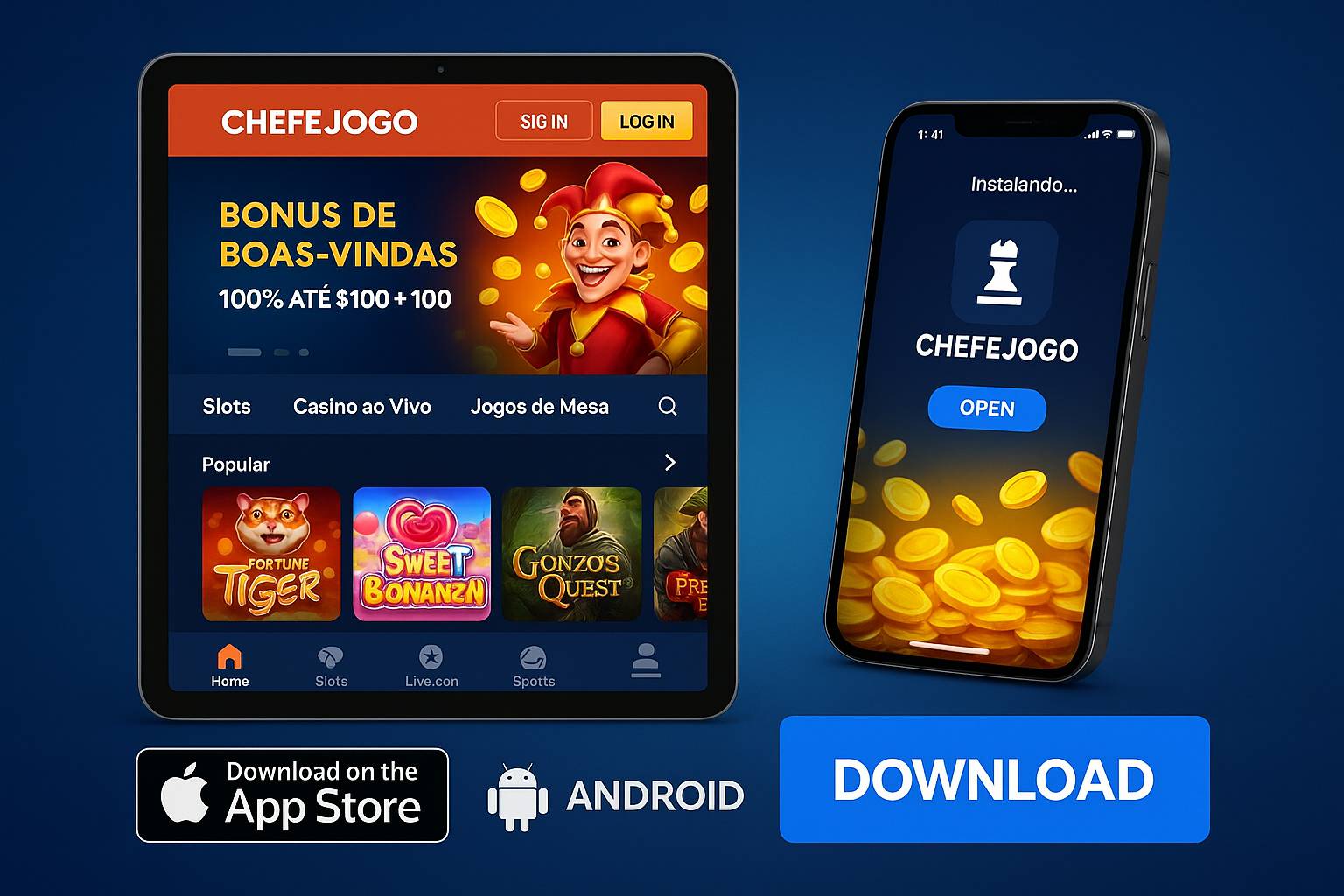 Baixar CHEFEJOGO App